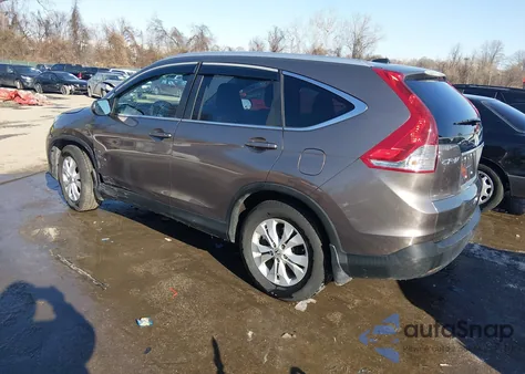 2013 Honda Cr-V Ex-L from USA, damaged, VIN 5J6RM4H72DL057755